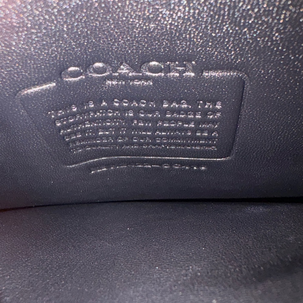 ✨ COACH Bandit Shoulder Bag in Black Luxe Refined Calf Leather - CC416 ✨ - Picture 6 of 15
